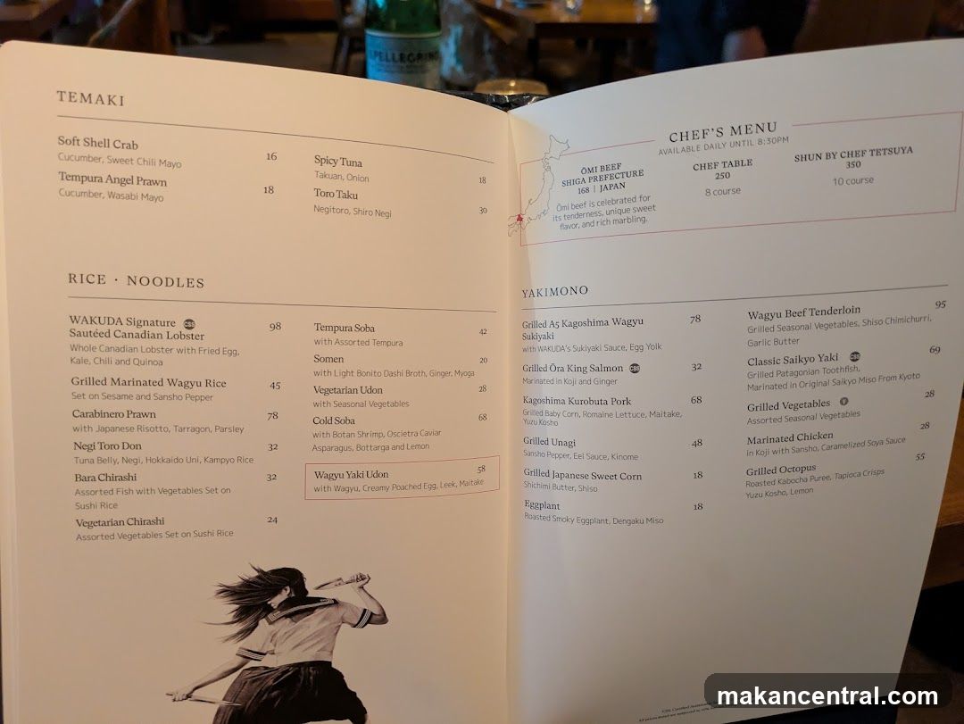CHEF'S MENU