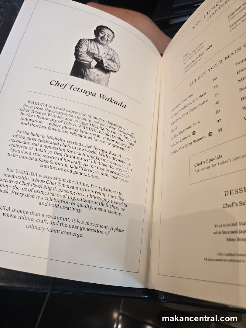 Chef Tetsuya Wakuda