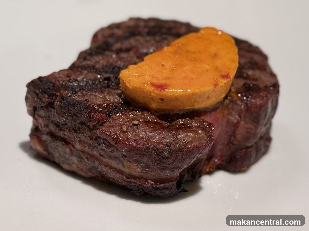 Grilled Steak with Topping