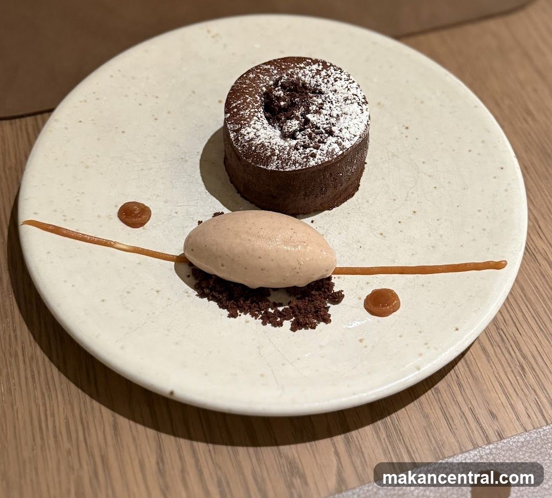 Chocolate Lava Cake with Ice Cream