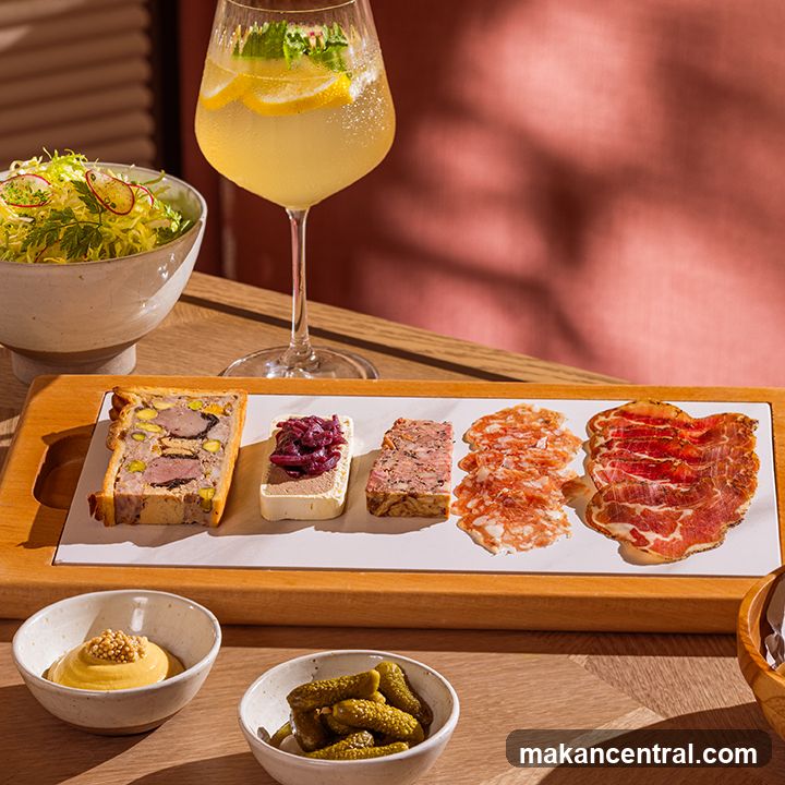 Charcuterie Board and Drink