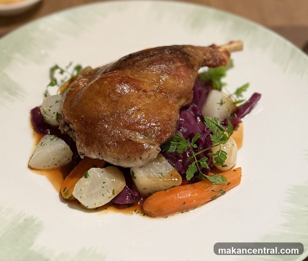 Duck Confit with Root Vegetables