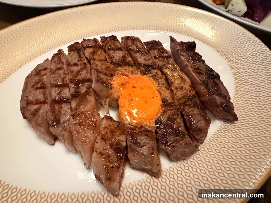 Sliced Steak with Orange Butter