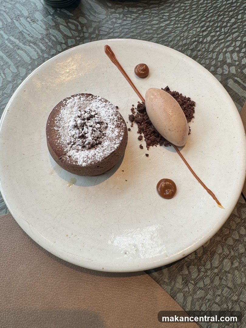 Chocolate Lava Cake with Ice Cream