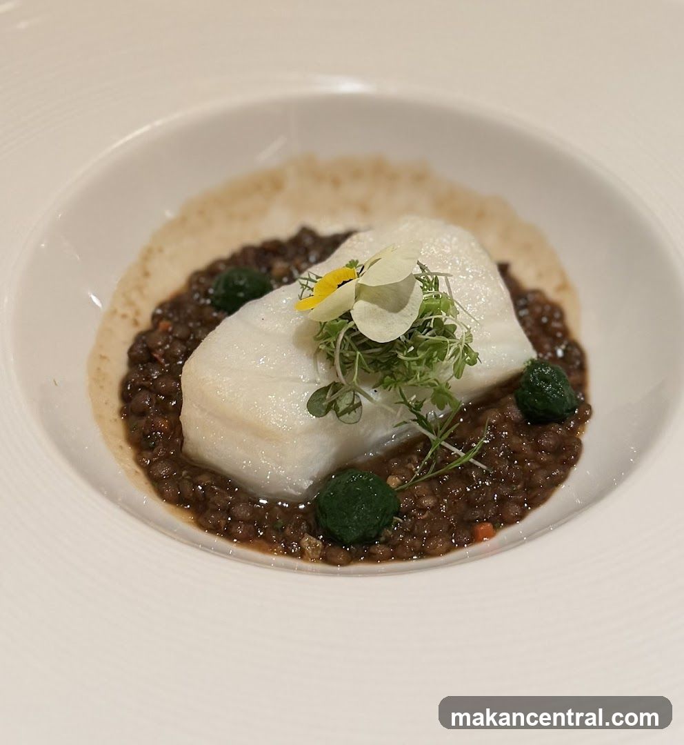 Fish with Lentils