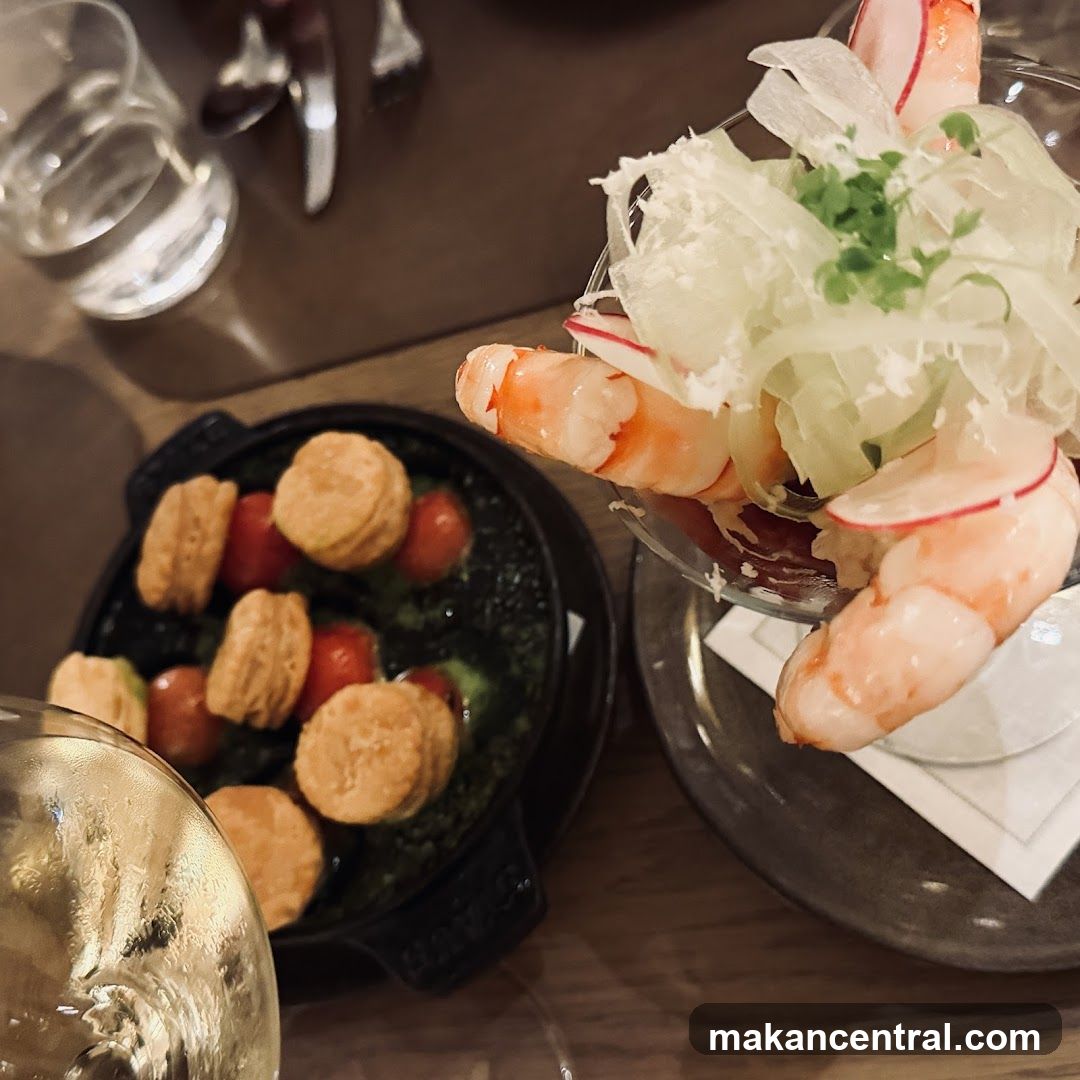 Shrimp Cocktail and Appetizer