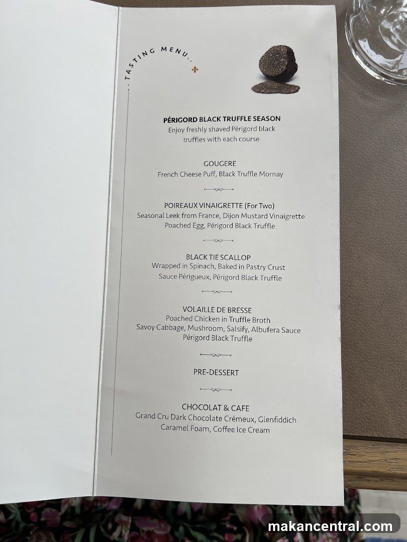 Tasting Menu