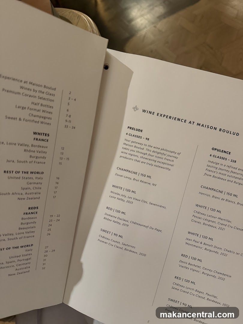 WINE EXPERIENCE AT MAISON BOULUD