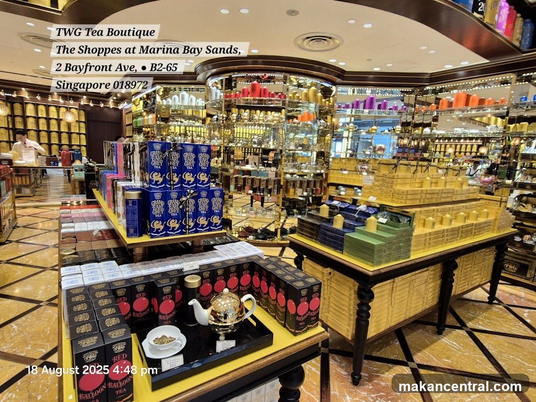 TWG Tea Boutique Interior