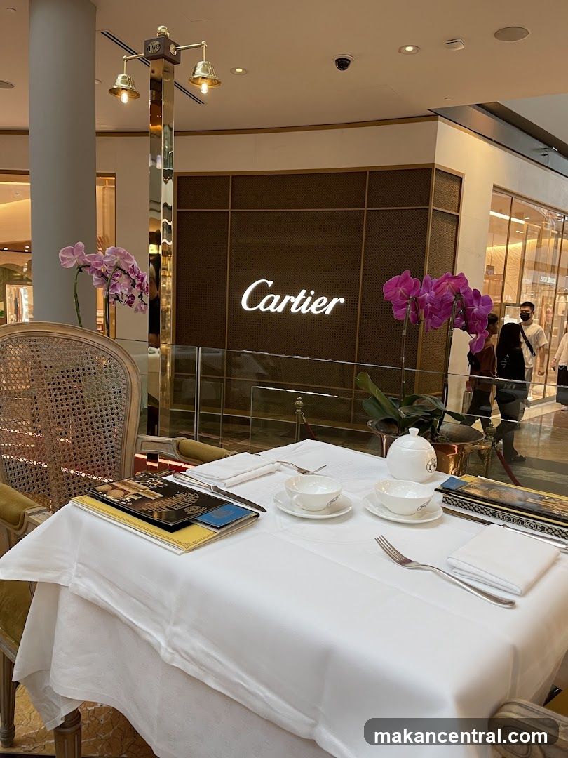 Cartier Cafe Table Setting
