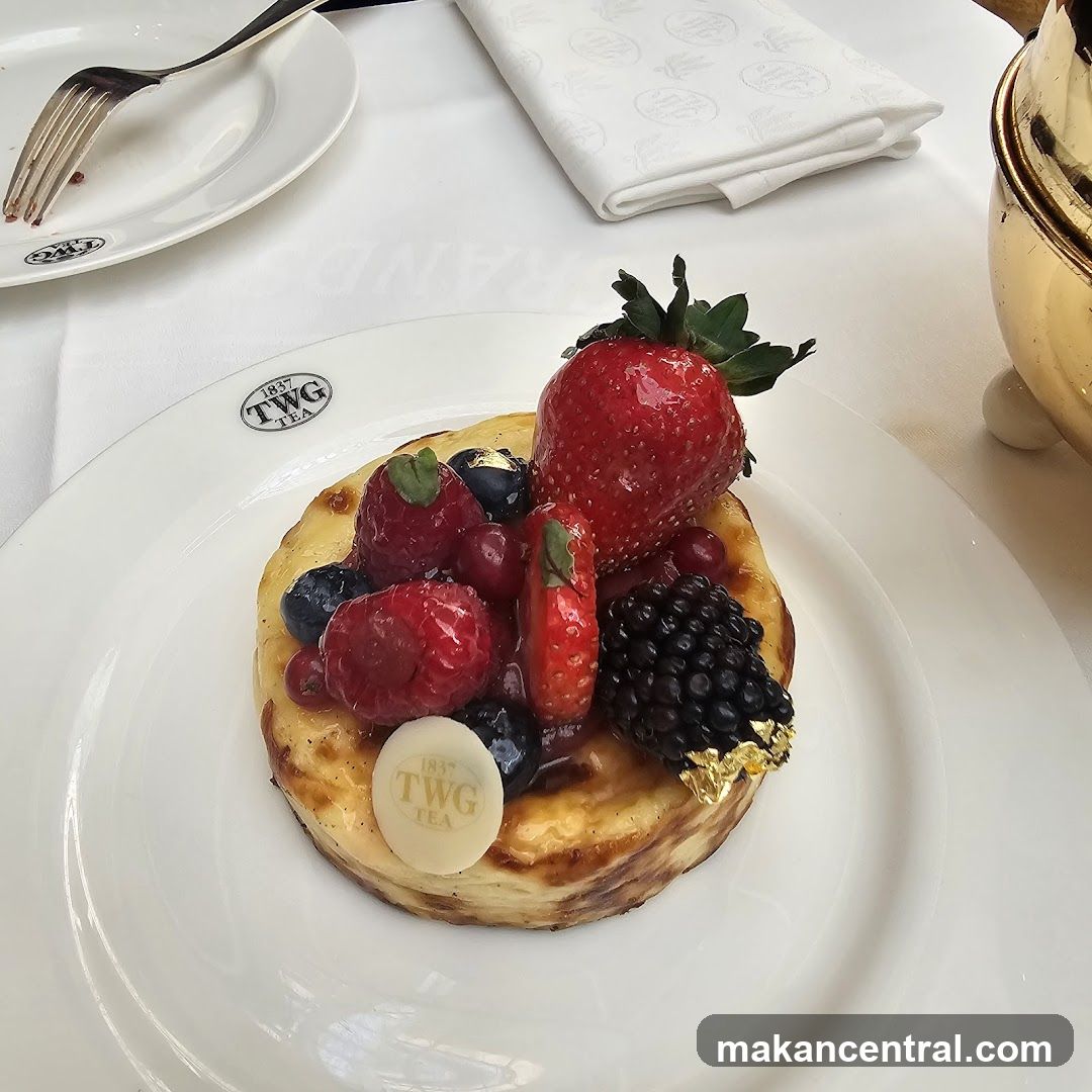 Berry Tart with TWG Tea Logo