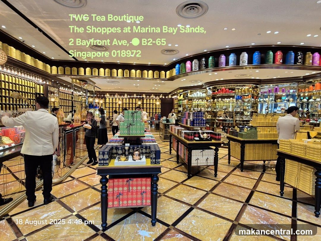 TWG Tea Boutique Interior
