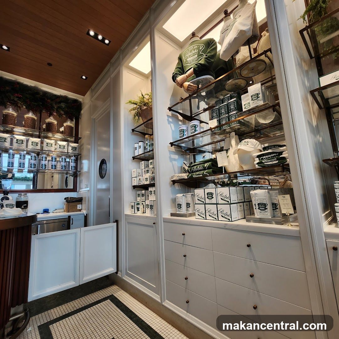 Ralph's Coffee Merchandise Display