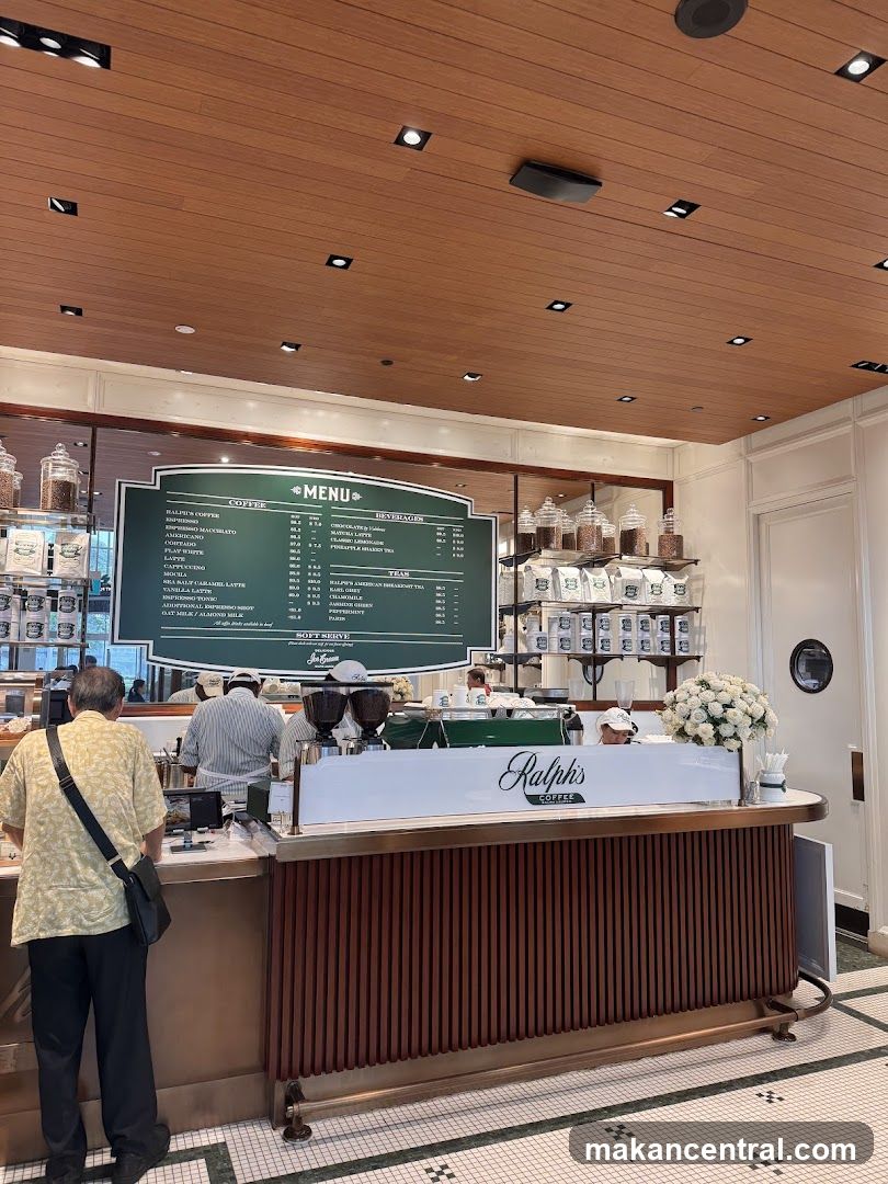 Ralph's Coffee Menu