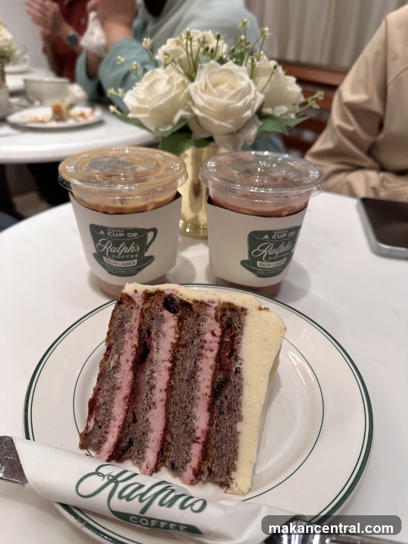 Cake and Coffee at Ralph's Coffee