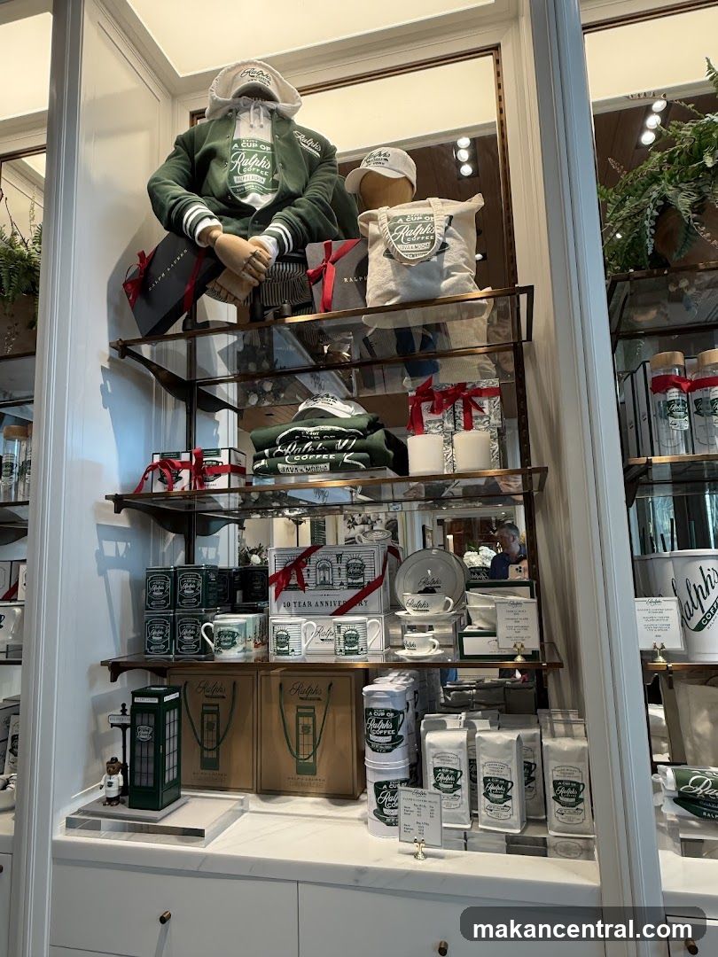 Ralph Lauren Coffee Merchandise Display