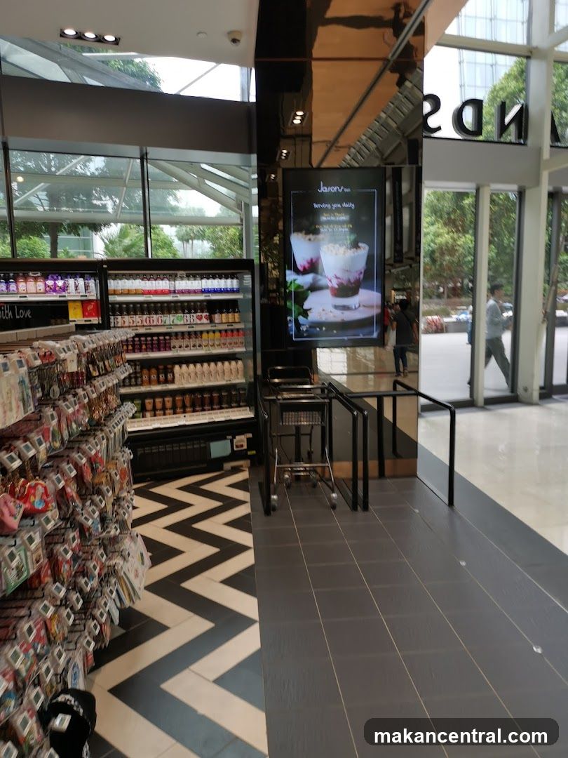 Store Interior with Display and Products