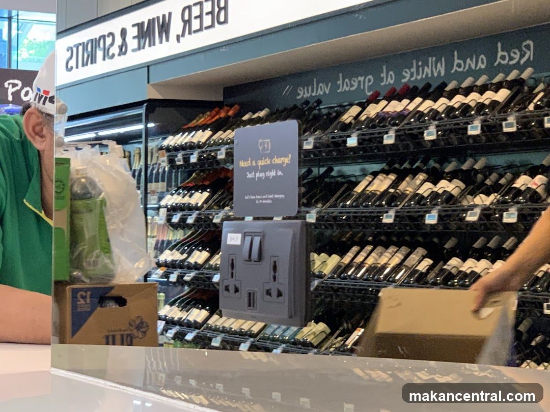 Wine and Beer Store Display