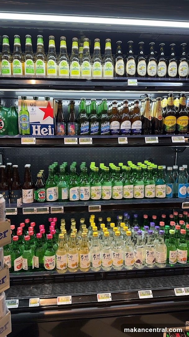 Bottled Beverages on Display