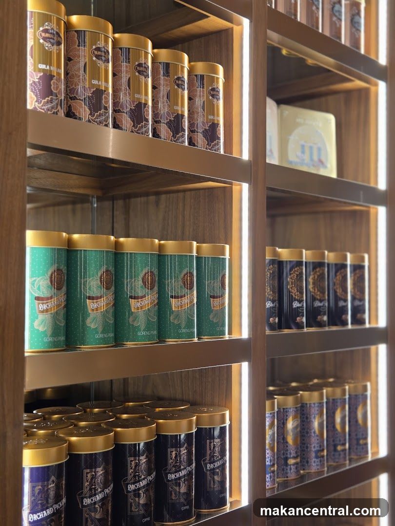 Canned Goods on Shelves