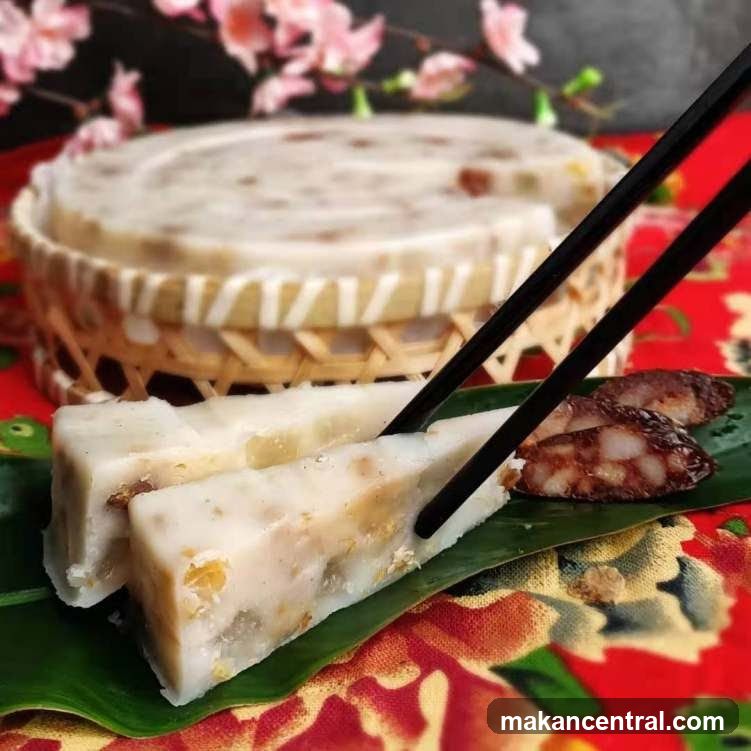 Turnip Cake with Sausage