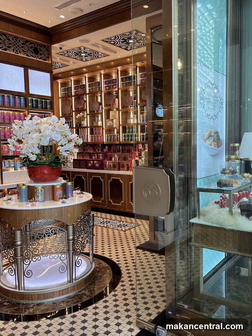 Interior of a luxury confectionery shop