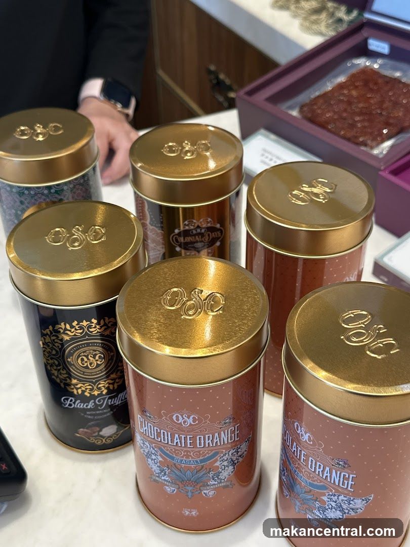 Assortment of OSC Tins