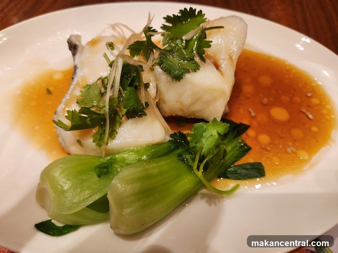 Steamed Fish with Bok Choy