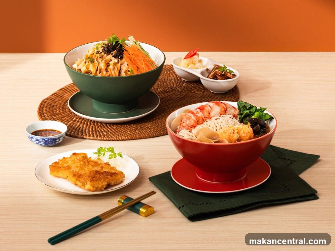 Noodle Dishes and Fried Cutlet
