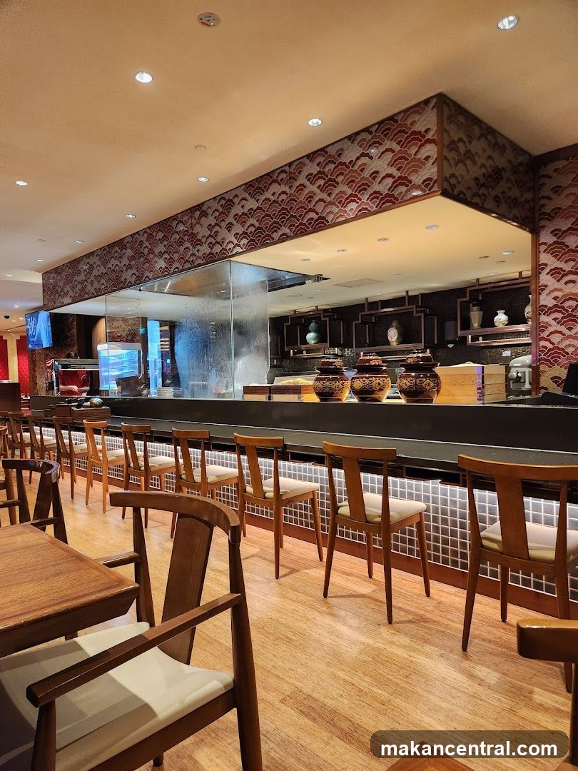 Restaurant Interior with Bar Seating