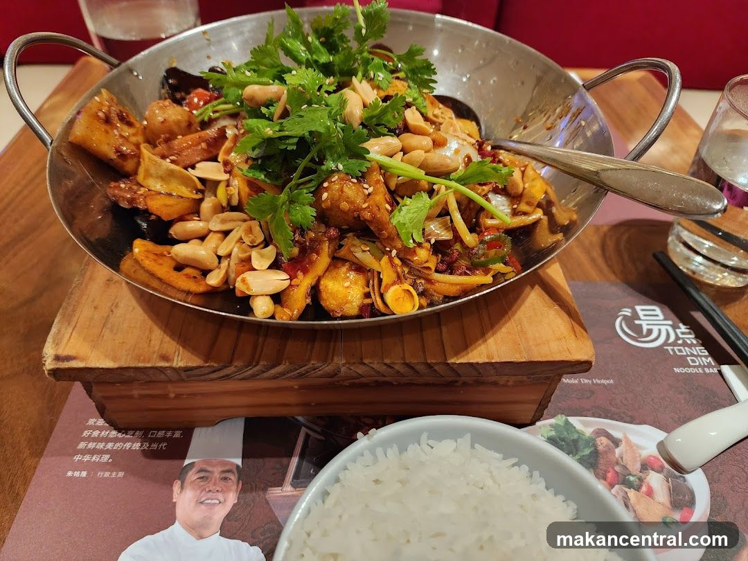 Spicy Stir-fry with Peanuts and Cilantro