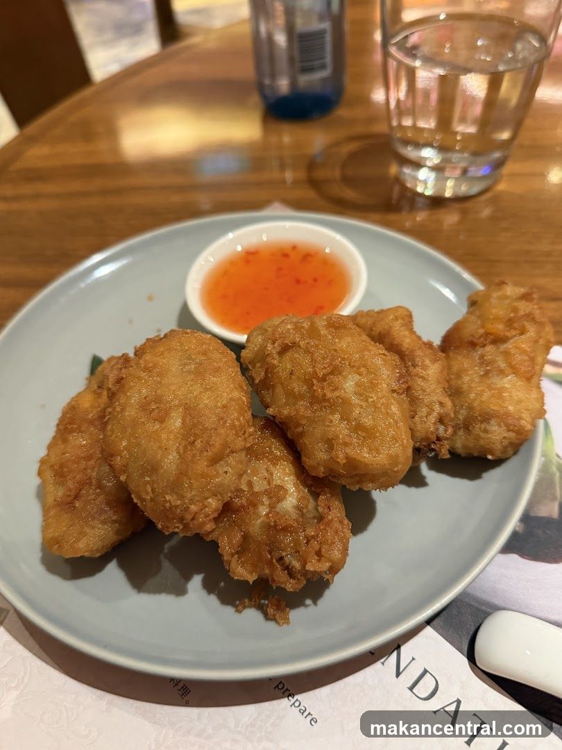 Fried Food with Dipping Sauce