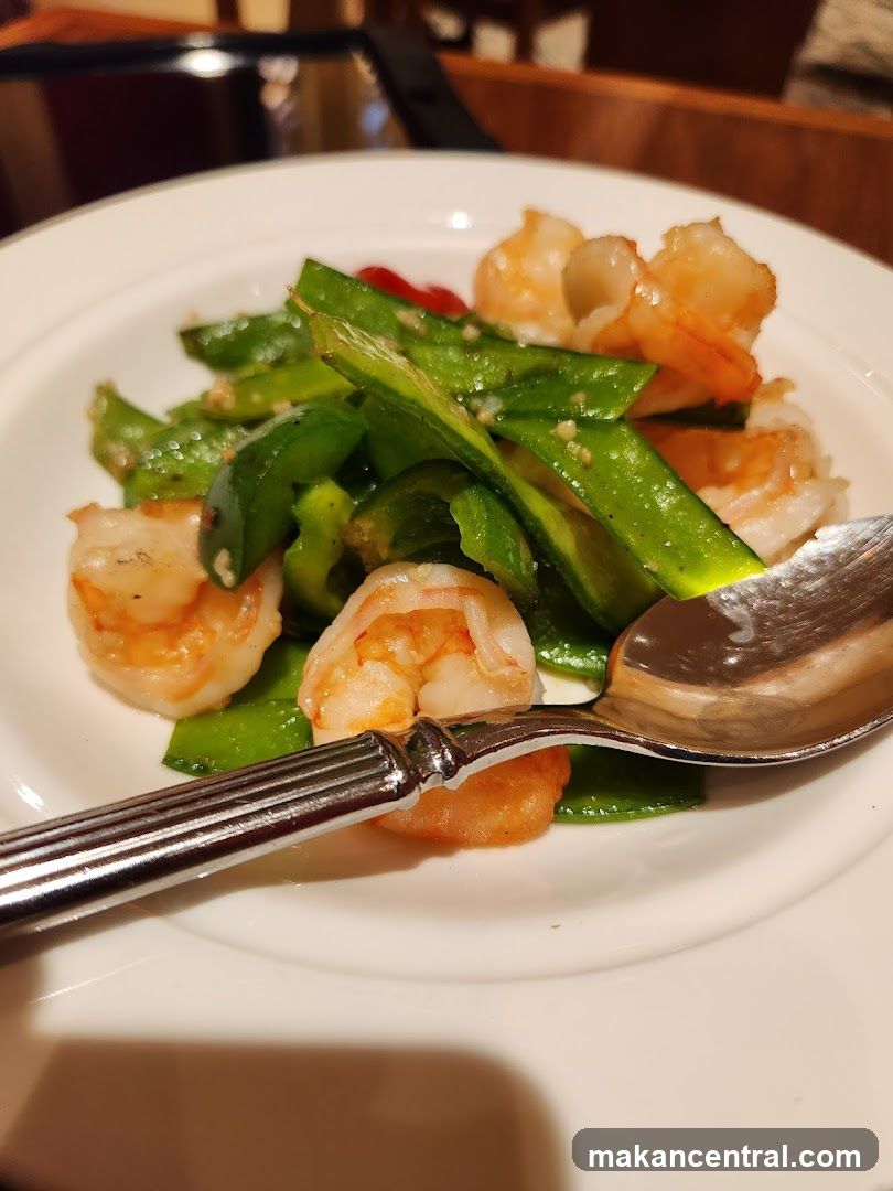 Shrimp and Green Pepper Dish