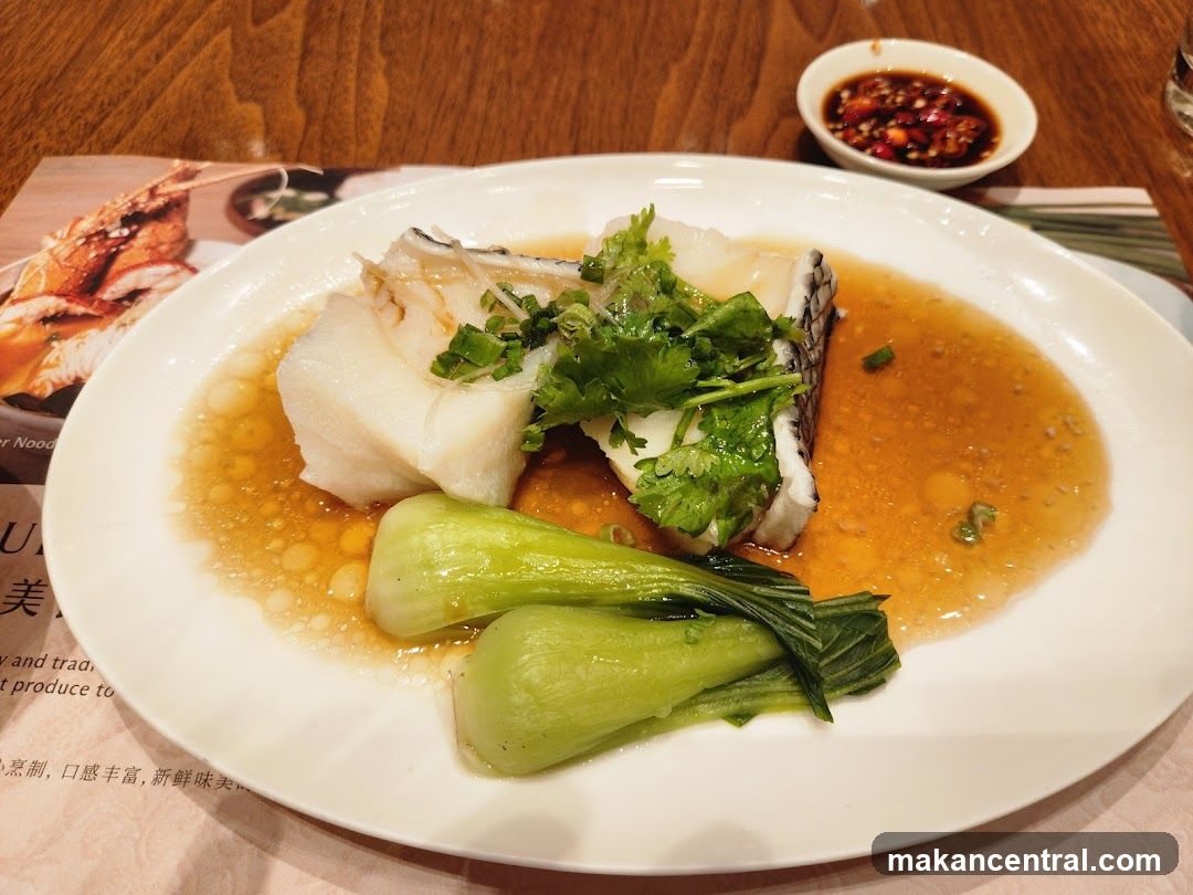 Steamed Fish with Bok Choy