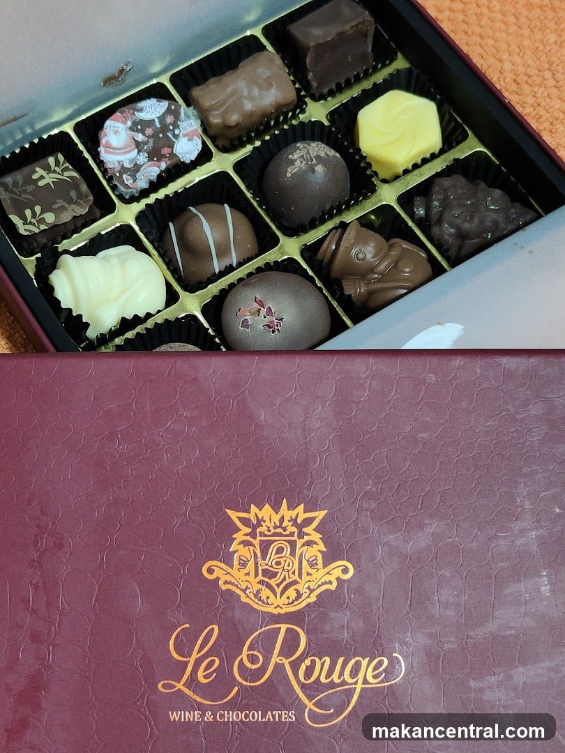Box of assorted chocolates