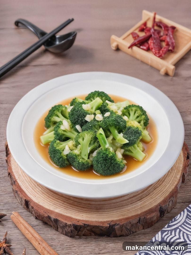 Steamed Broccoli with Garlic