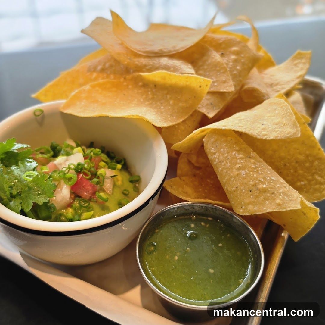 Guacamole and Salsa with Tortilla Chips