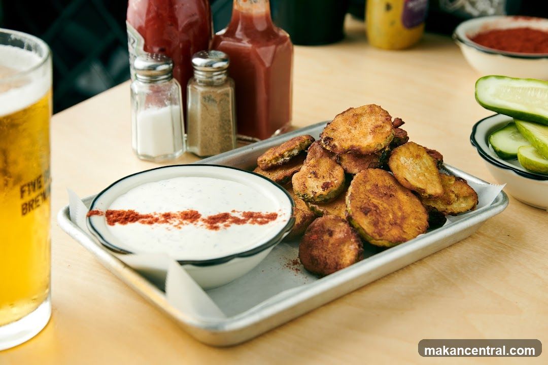 Fried Pickles with Dip