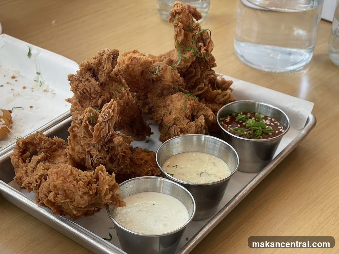 Fried Chicken with Dips