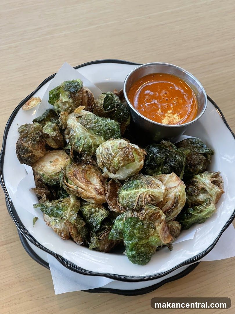Crispy Brussels Sprouts with Dipping Sauce