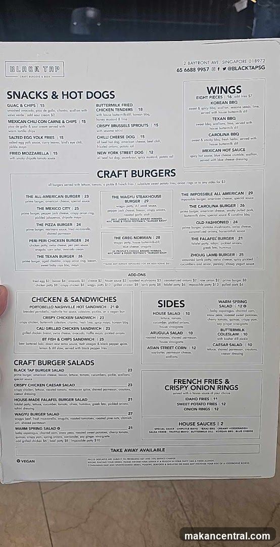 BLACK TAP CRAFT BURGERS & BEER