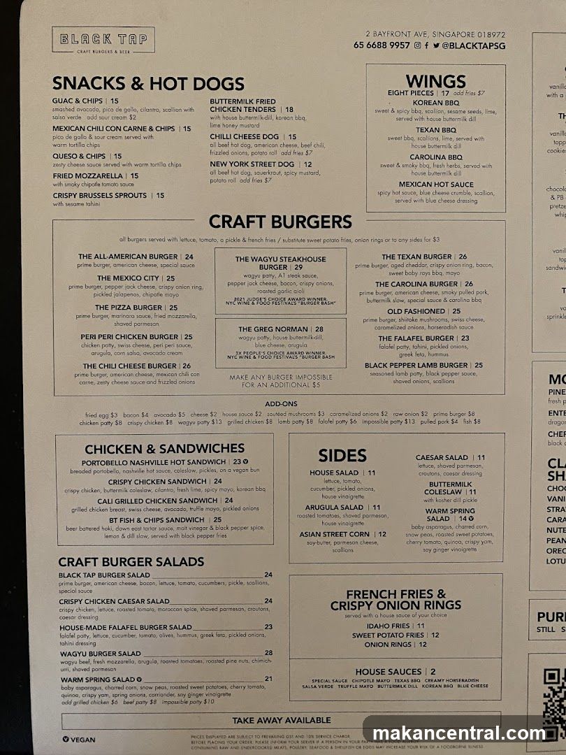 BLACK TAP CRAFT BURGERS & BEER