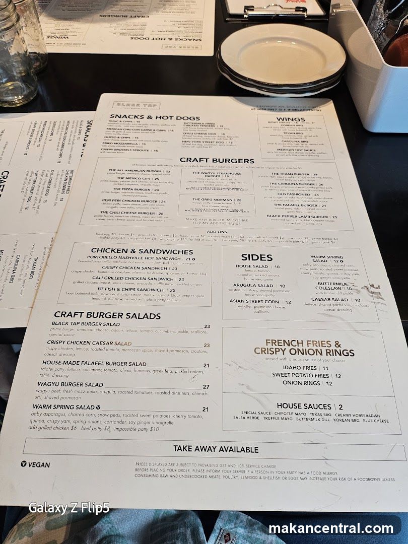 BLACK TAP CRAFT BURGERS