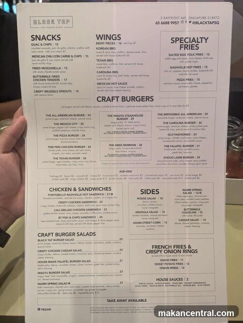 BLACK TAP CRAFT BURGERS & BEER