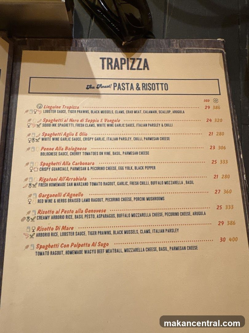 TRAPIZZA PASTA & RISOTTO