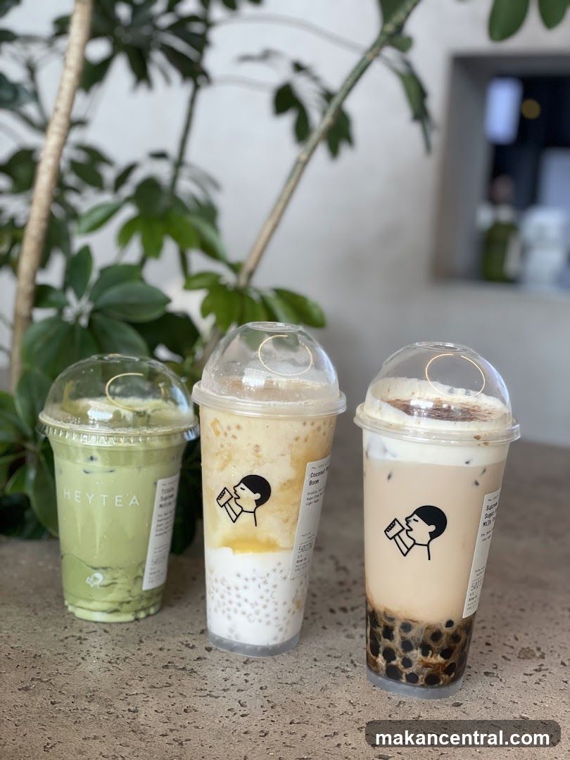 Three Bubble Teas