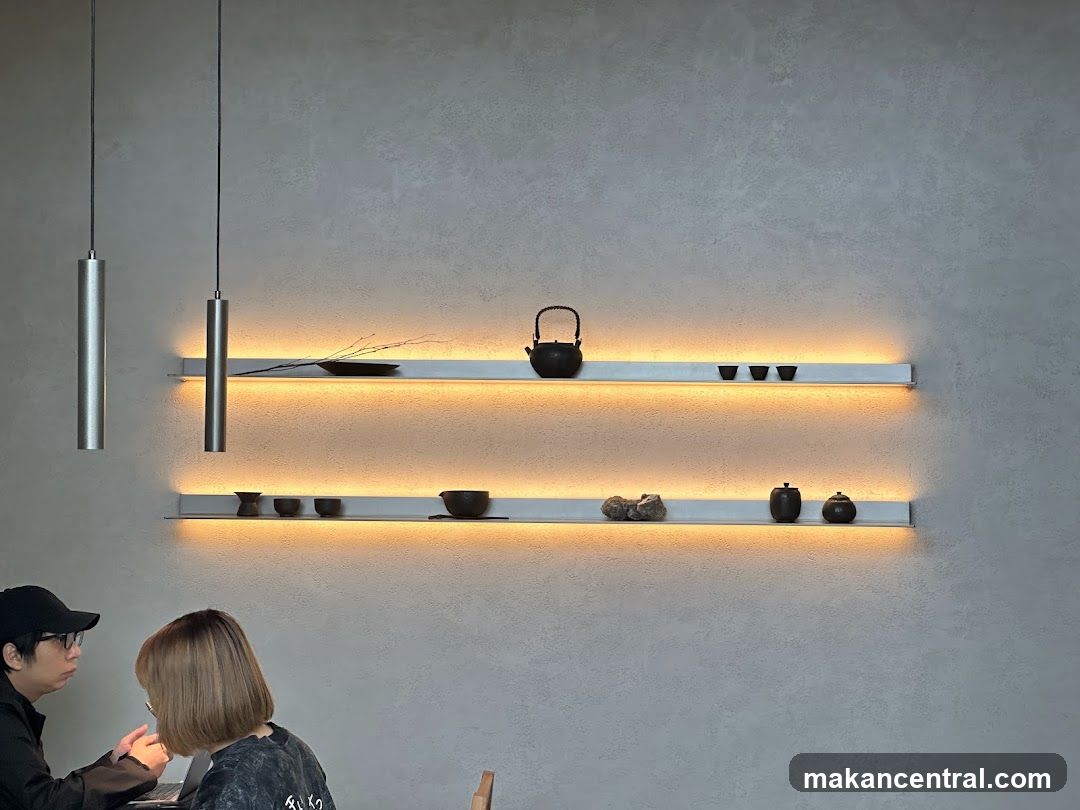 Modern Interior with Display Shelves