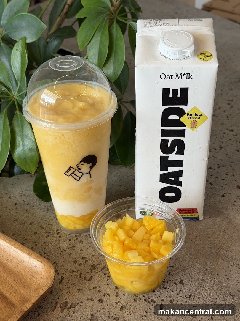 Mango Smoothie and Diced Mango