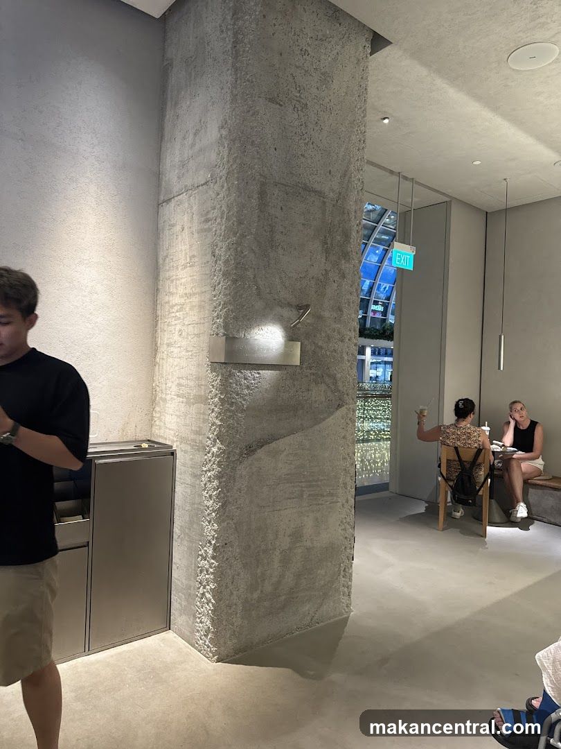 Interior of a modern cafe