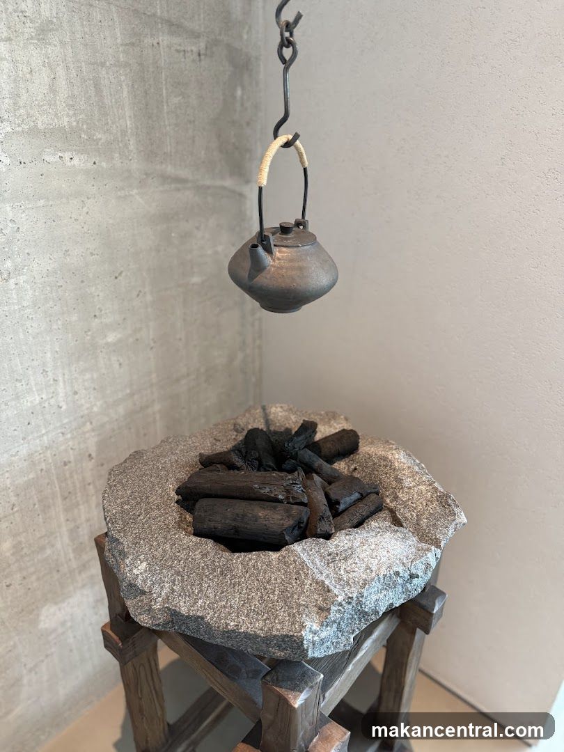 Charcoal and Kettle Display